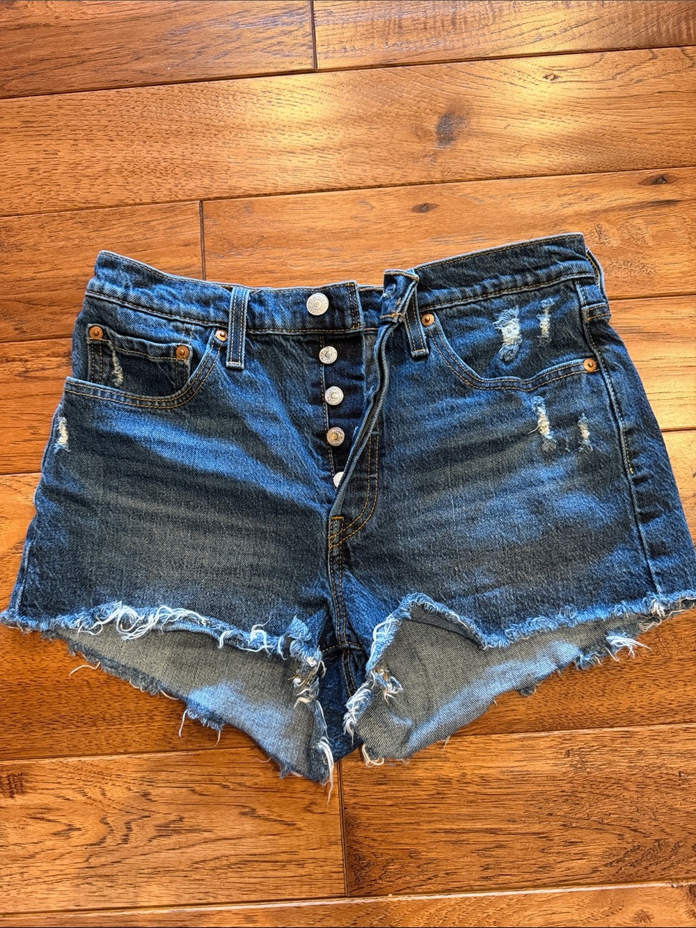 Levi’s 501 button fly shorts